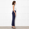 Escada Blue Flared Leg Trousers