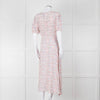 Faithfull The Brand Multicoloured Floral Dress With Short Puff Sleeves & Gathered Waist