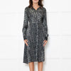 Delicatelove Black Animal Print Shirt Dress