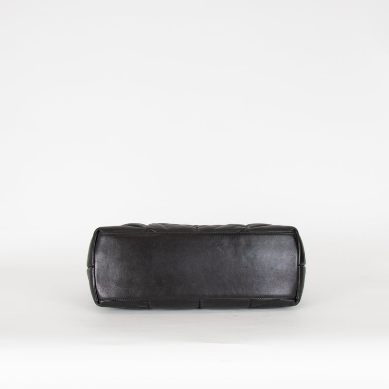 Saint Laurent Medium Black Puffer Qulited Bag