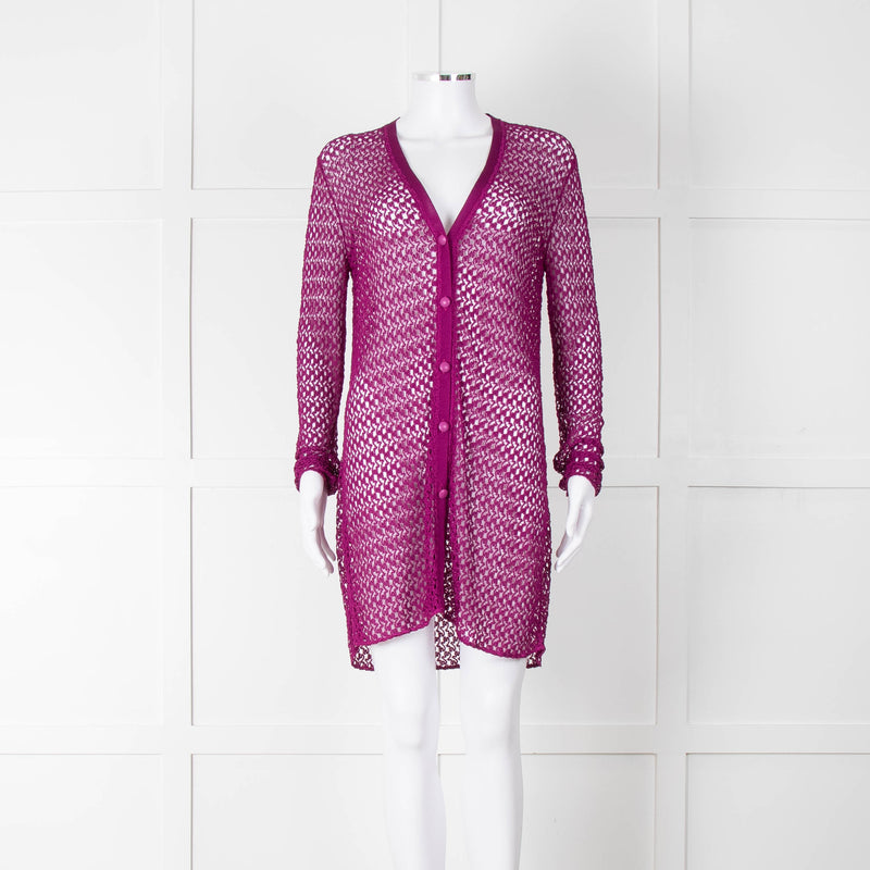 Missoni Purple Long Cardigan