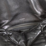 Saint Laurent Medium Black Puffer Qulited Bag