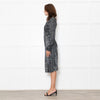 Delicatelove Black Animal Print Shirt Dress