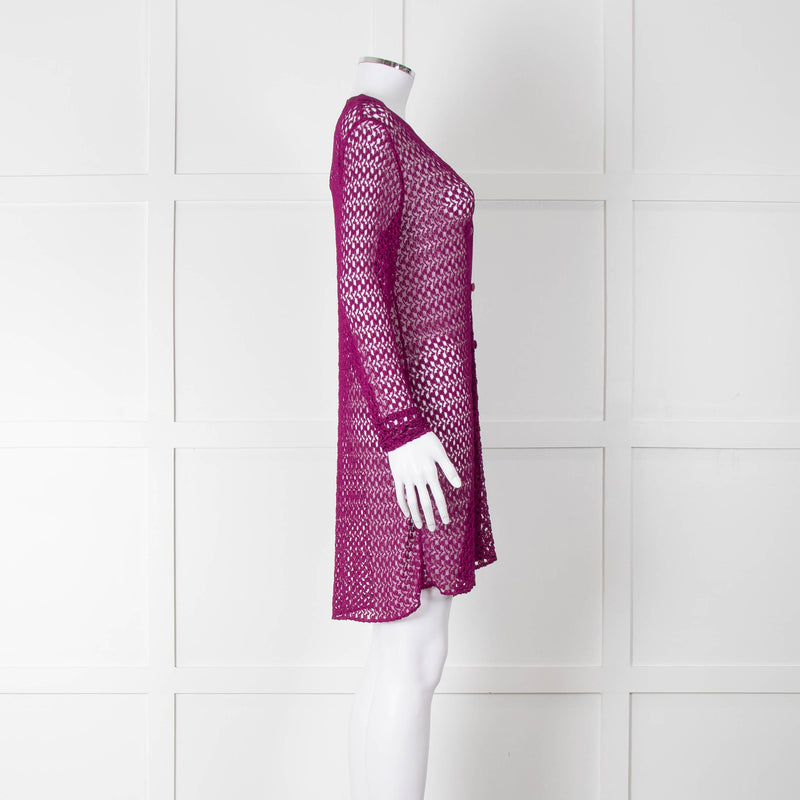 Missoni Purple Long Cardigan