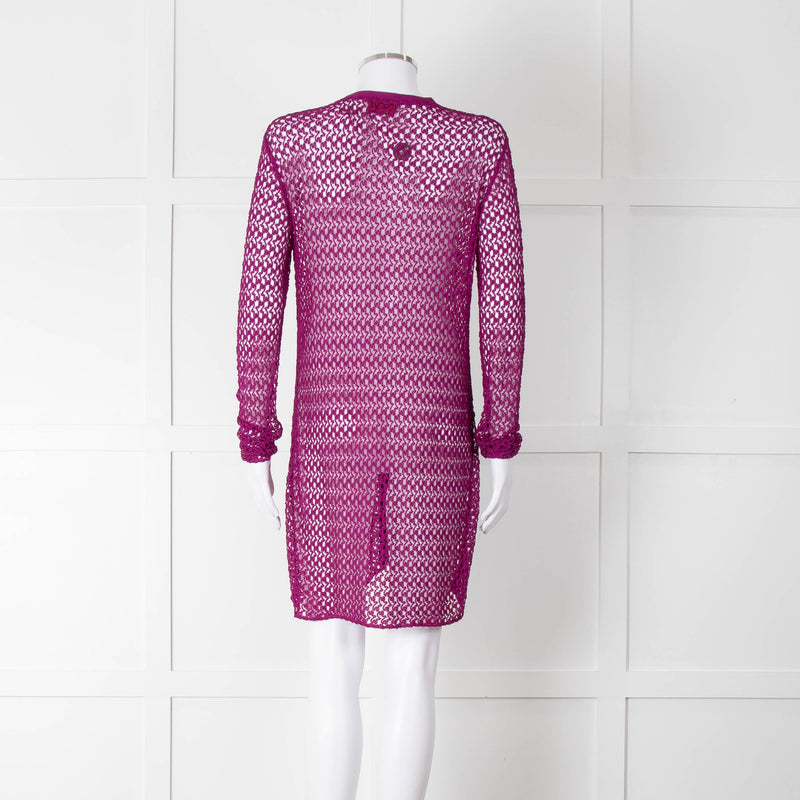Missoni Purple Long Cardigan