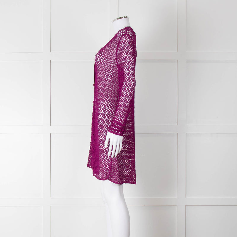 Missoni Purple Long Cardigan