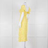 Faithfull The Brand Evelyn La Fica Yellow Floral Print Dress