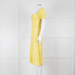 Faithfull The Brand Evelyn La Fica Yellow Floral Print Dress