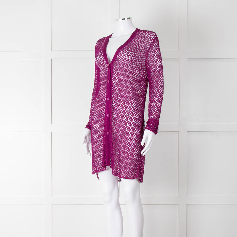 Missoni Purple Long Cardigan