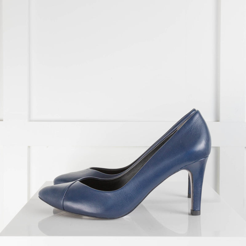 Brooks Brothers Navy Court Shoes