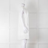 Adiva White Cotton Broderie Anglaise Tunic Dress