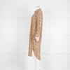 Anine Bing Brown Snake Print Shirt Dress