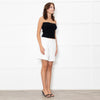 Anine Bing White Sweatshorts with Embroidered Logo