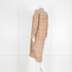 Anine Bing Brown Snake Print Shirt Dress