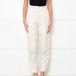 Remain By Birger Christensen Cream Twill Trousers