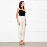 Remain By Birger Christensen Cream Twill Trousers