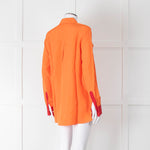 Serena Bute Orange Red Trim Shirt