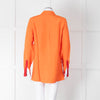 Serena Bute Orange Red Trim Shirt