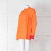 Serena Bute Orange Red Trim Shirt