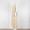Natalie Martin Beige, Green & White Floral S/Less Maxi Dress