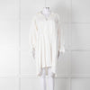 Les Vacances d'Irina Cream Linen Tunic Dress