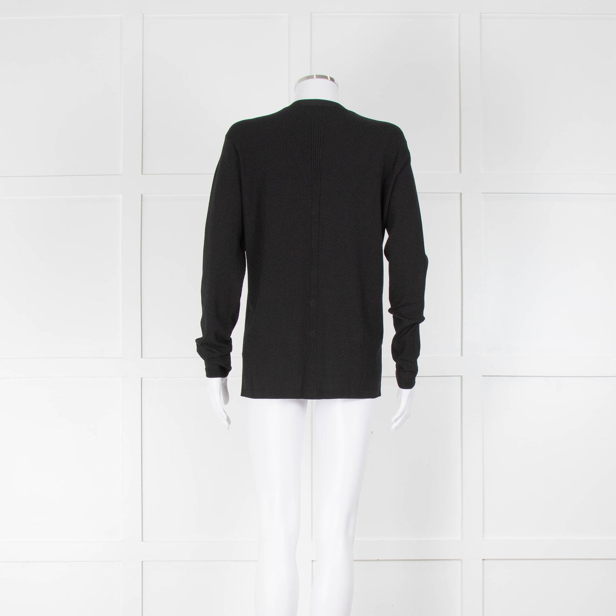Escada Sport Black Press Stud Button Cardigan