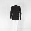 Escada Sport Black Press Stud Button Cardigan