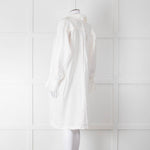 Les Vacances d'Irina Cream Linen Tunic Dress