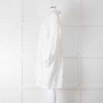 Les Vacances d'Irina Cream Linen Tunic Dress