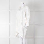Les Vacances d'Irina Cream Linen Tunic Dress
