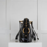 Yves Saint Laurent Black Patent Muse Bag