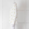Sartoria Saracena White Lemon Embroidered Linen Shirt