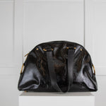 Yves Saint Laurent Black Patent Muse Bag