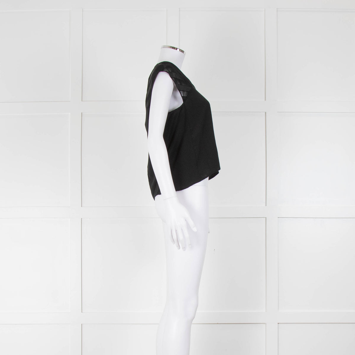 Sandro Black V-Neck Vest