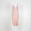 Helmut Lang Pink Silk Slip Dress
