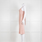 Helmut Lang Pink Silk Slip Dress
