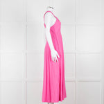 Me + Em Pink Cross Front Linen Dress