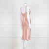 Helmut Lang Pink Silk Slip Dress
