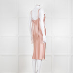 Helmut Lang Pink Silk Slip Dress