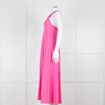 Me + Em Pink Cross Front Linen Dress