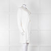 Brunello Cucinelli Cream Light Grey Trim Light Coat