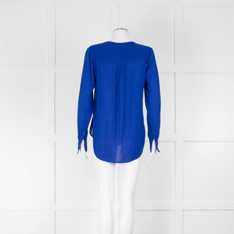 Vince Royal Blue V Front Top