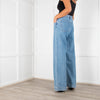 DL 1961 Relaxed Vintage Zoie Wide Leg Jeans in Droplet