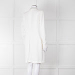 Brunello Cucinelli Cream Light Grey Trim Light Coat