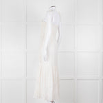 Joie Smocked Cheesecloth Midi Dress with Tie Straps