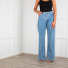 DL 1961 Relaxed Vintage Zoie Wide Leg Jeans in Droplet