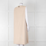 Carolina Herrera Cream Sleeveless Coat
