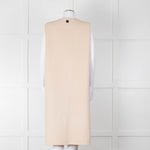 Carolina Herrera Cream Sleeveless Coat