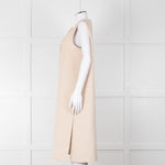 Carolina Herrera Cream Sleeveless Coat