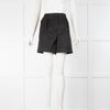 See By Chloe Black Cotton Front Pleat Shorts